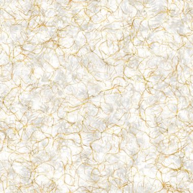 El yapımı beyaz altın metalik pirinç serpiştirilmiş kağıt doku. Kusursuz washi örtüsü. Parlak düğün dokusu, sim kırtasiyesi ve güzel folyo tarzı dijital lüks tasarım elementi..