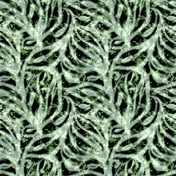 Лесные зеленые джунгли текстура природы. Бесшовный лист листвы 2 тон дизайн фона. — стоковое фото