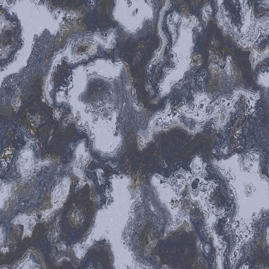 Koyu mavi mermer, erkeksi, dikişsiz doku. Düzensiz mürekkep lekesi boya etkisi. Mermer kaplanabilir grafik tasarımı duvar kağıdı örneği