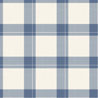 Çiftlik evi mavi ekoseli desenli. Tüvit duvar kâğıdı tasarımı için tüm baskı üzerinde klasik tarz twill. 