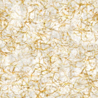 Altın metalik el yapımı pirinç kağıdı dokusu. Kusursuz washi tabakası ve altın metal pulları. Modern düğün dokusu, zarif kırtasiye ve asgari Japon tarzı tasarım unsurları için..