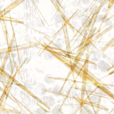 Altın metalik el yapımı pirinç kağıdı dokusu. Pürüzsüz washi tabakası ve bulanık altın metal pulları. Modern düğün dokusu, zarif kırtasiye ve asgari Japon tarzı tasarım unsurları için..