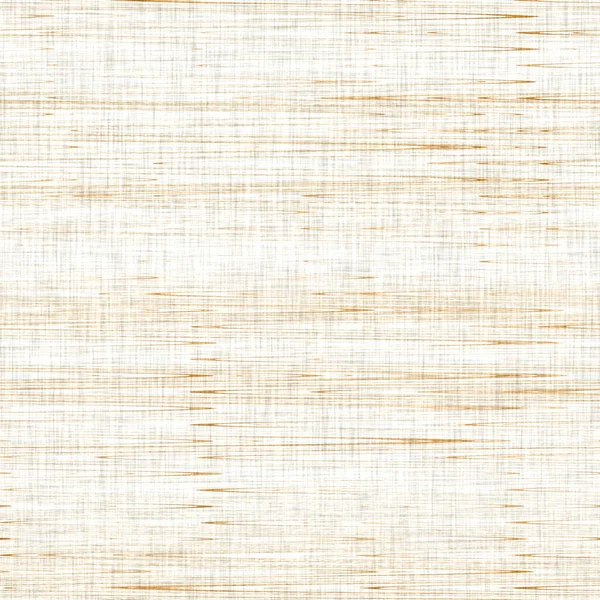 Textura de lino de fondo con raya rota. Patrón orgánico de rayas irregulares sin costura. Textil moderno llano de 2 tonos para la decoración del hogar. Granja estilo escándalo rústico naranja por todas partes imprimir. — Foto de Stock