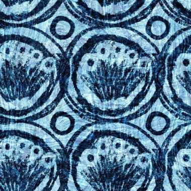 Lacivert dokuma efekt arka planında pürüzsüz çivit mavisi blok dokusu. Japon stili kot batik yıkama deseni. Giyinik, erkek kumaşı desenli..