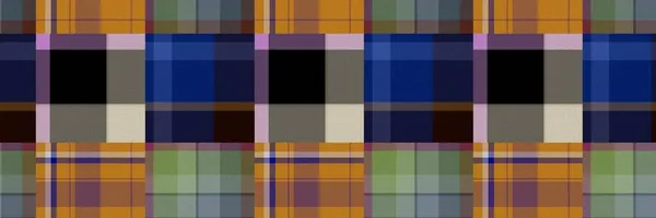 Klasik musim dingin tartan plaid perbatasan mulus. Latar belakang trim gingham modern. Panji efek tweed maskulin Skotlandia. — Stok Foto
