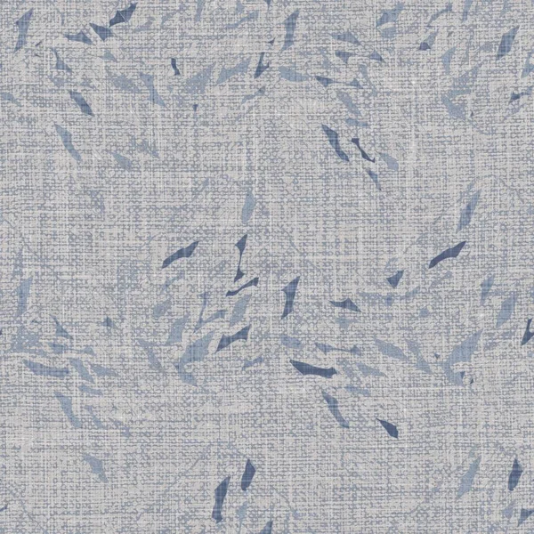 Inconsútil casa de campo francesa tejido de lino textura moteada. Ecru lino fibra de cáñamo azul. Fondo de patrón natural. Tela de tic-tac orgánica para material de toalla de cocina. Pinstripe material allover imprimir —  Fotos de Stock