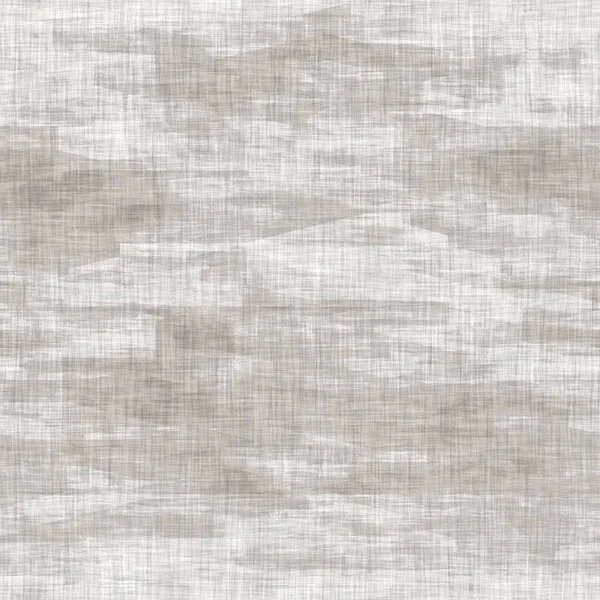 Senza soluzione di continuità francese neutro greige screziato casale lino effetto sfondo. Provence grigio bianco rustico lavato fuori tessitura modello. Stile shabby chic cottage stampa tessile. — Foto Stock