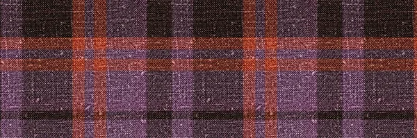 Clásico invierno tartán escocés borde sin costuras. Moderno fondo de ajuste gingham checker. Banner de cinta de efecto tweed masculino escocés tejido. —  Fotos de Stock