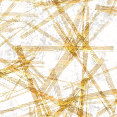 Altın metalik el yapımı pirinç kağıdı dokusu. Pürüzsüz washi tabakası ve bulanık altın metal pulları. Modern düğün dokusu, zarif kırtasiye ve asgari Japon tarzı tasarım unsurları için..