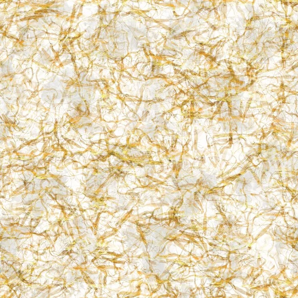 Textura de papel de arroz hecho a mano metálico dorado. Fondo de lámina washi sin costuras con escamas de metal dorado. Para la textura moderna de la boda, papelería elegante y elementos de desenfoque de diseño de estilo japonés minimalista —  Fotos de Stock