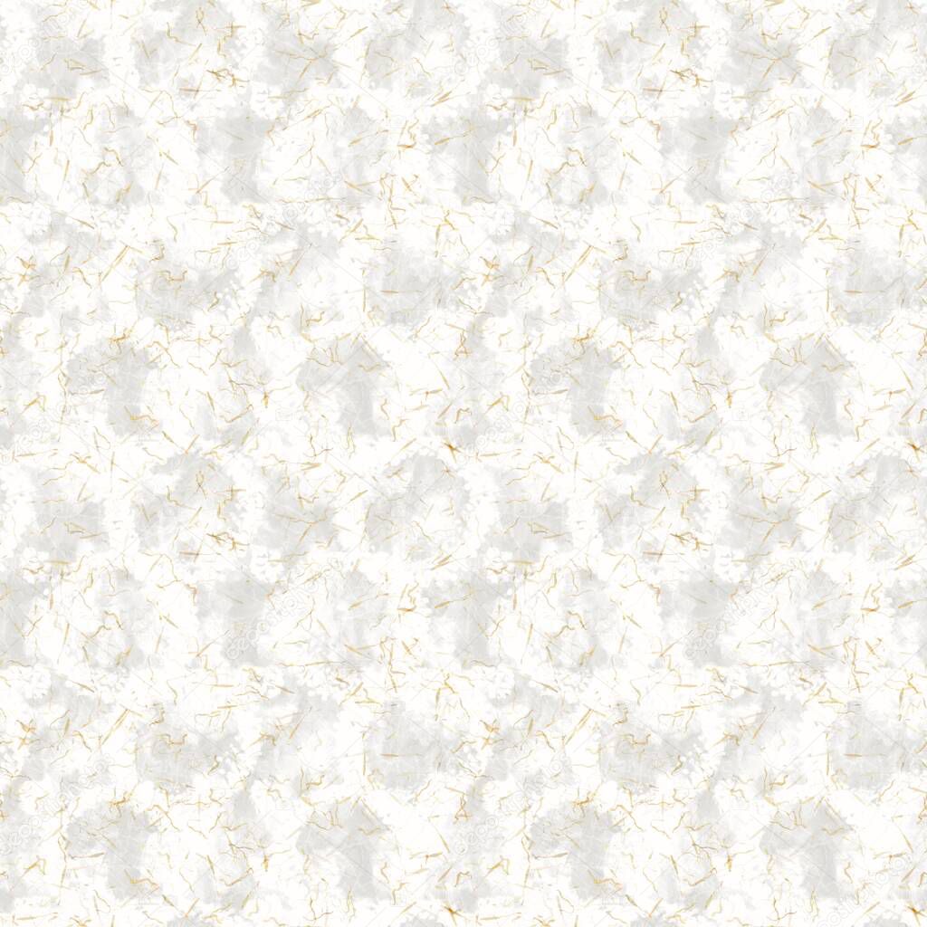 Handmade white gold metallic rice sprinkles paper texture. Seamless washi sheet blur background. Sparkle wedding texture, glitter stationery and pretty foil style digital luxe design element.