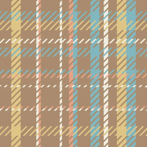 Geslacht neutraal naadloos ruitvector patroon. Gingham baby kleur checker achtergrond. Overal geweven tweed print. — Stockvector