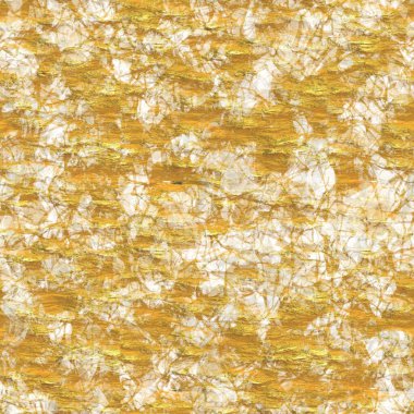 Altın metalik el yapımı pirinç kağıdı dokusu. Kusursuz washi tabakası ve altın metal pulları. Modern düğün dokusu, zarif kırtasiye ve en az Japon stili bulanık tasarım öğeleri için