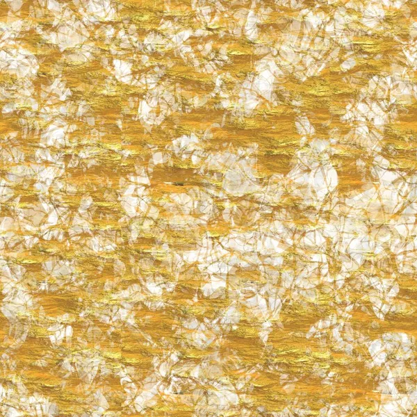 Altın metalik el yapımı pirinç kağıdı dokusu. Kusursuz washi tabakası ve altın metal pulları. Modern düğün dokusu, zarif kırtasiye ve en az Japon stili bulanık tasarım öğeleri için
