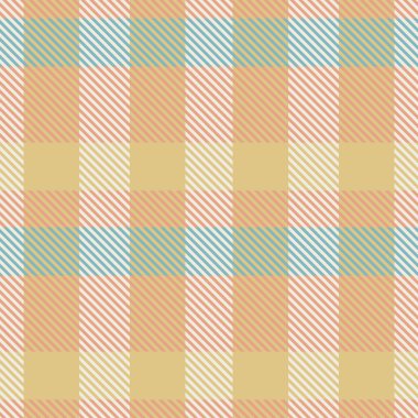 Cinsiyet olarak nötr ekoseli vektör deseni. Gingham bebek renk kontrolü geçmişi. Her tarafı kumaşla örülmüş.. 