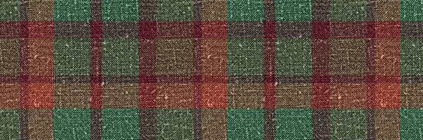 Clássico inverno tartan xadrez borda afiação sem costura. Moderno gingham checker guarnição fundo. Tecido escocês masculino tweed efeito faixa de fita. — Fotografia de Stock