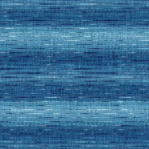 Klassieke blauwe geweven streep mannelijke shirt stof textuur. Marine ruimte geverfd gemarmerd melange achtergrond. Naadloze eenvoudige stijlvolle textiel modedoek. Hoge resolutie stof overal print. — Stockfoto