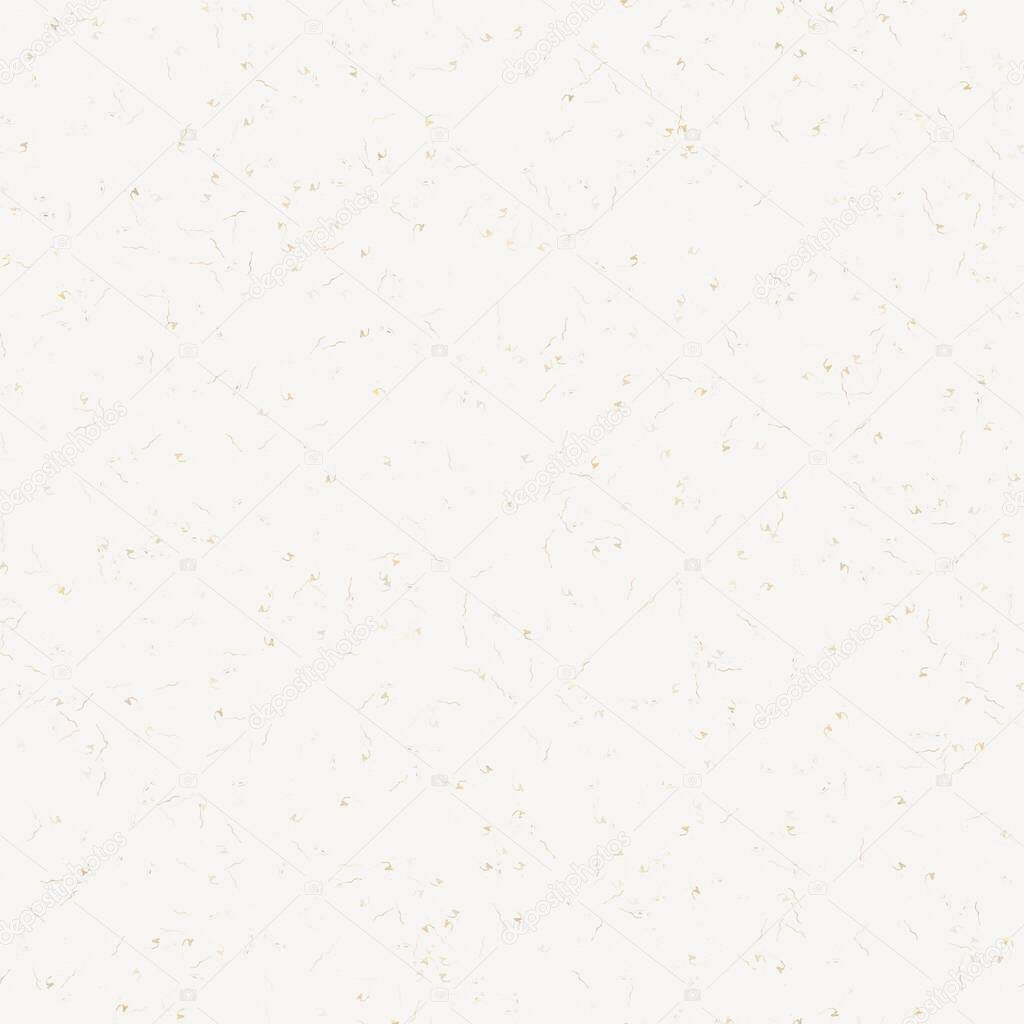 Handmade white gold metallic rice sprinkles paper texture. Seamless washi blur sheet background. Sparkle wedding texture, glitter stationery and pretty foil style digital luxe design element.