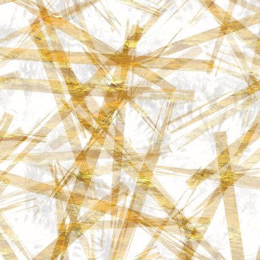 Altın metalik el yapımı pirinç kağıdı dokusu. Pürüzsüz washi tabakası ve bulanık altın metal pulları. Modern düğün dokusu, zarif kırtasiye ve asgari Japon tarzı tasarım unsurları için..