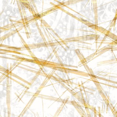 Altın metalik el yapımı pirinç kağıdı dokusu. Pürüzsüz washi tabakası ve bulanık altın metal pulları. Modern düğün dokusu, zarif kırtasiye ve asgari Japon tarzı tasarım unsurları için..