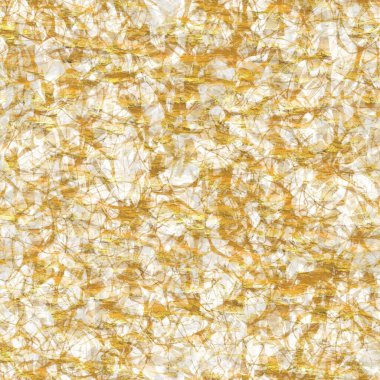 Altın metalik el yapımı pirinç kağıdı dokusu. Kusursuz washi tabakası ve altın metal pulları. Modern düğün dokusu, zarif kırtasiye ve en az Japon stili bulanık tasarım öğeleri için