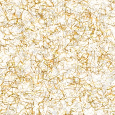 Altın metalik el yapımı pirinç kağıdı dokusu. Kusursuz washi tabakası ve altın metal pulları. Modern düğün dokusu, zarif kırtasiye ve asgari Japon tarzı tasarım unsurları için..