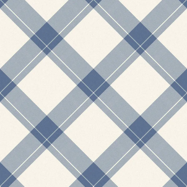 Agriturismo blu plaid modello senza soluzione di continuità. Twill di stile vintage su tutta la stampa per il design della carta da parati tweed. — Foto Stock