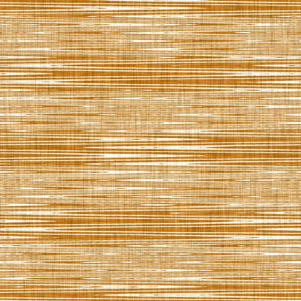Linne konsistens bakgrund med bruten rand. Organiska oregelbundna randiga sömlösa mönster. Modern vanlig 2-tonad fjädertextil för heminredning. Jordbruksskandal stil rustik apelsin över hela tryck. — Stockfoto