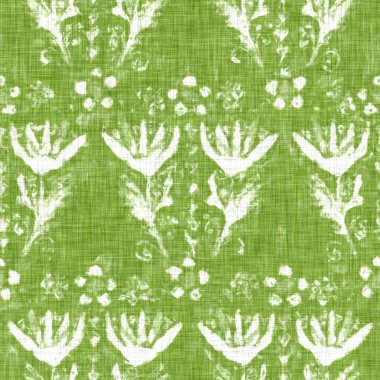 El yapımı çiçek motifli keten dokusu. Kaprisli bahçe pürüzsüz desen. Ev dekorasyonu için modern bahar karalama ürünleri. Her tarafı botanik tarama tarzı kırsal yeşil..