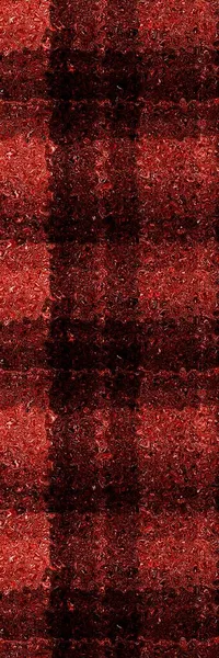 Retro red black buffalo plaid check seamless border pattern. Traditionnel style bûcheron américain fond de téléphone de médias sociaux. Rustique carré à carreaux tissu texture signet. — Photo