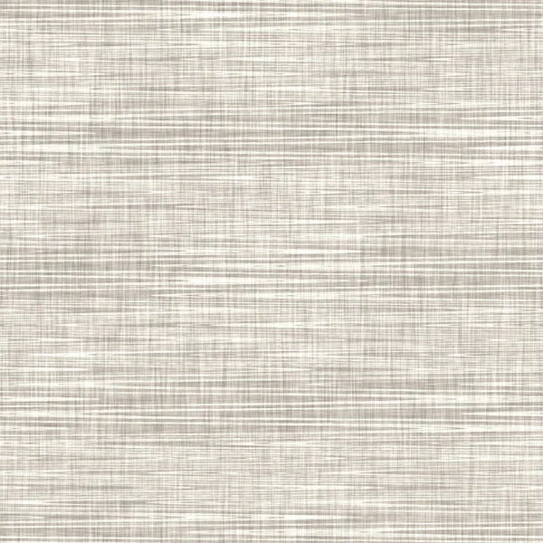 Sfondo texture lino con striscia rotta. Modello organico irregolare a strisce senza cuciture. Moderna pianura naturale eco tessile per l'arredamento domestico. Agriturismo in stile scandi grigio rustico all over print. — Foto Stock