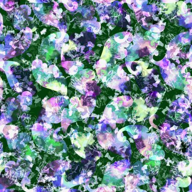 Kusursuz leylak, ombre deseni deseni. 80 'lerin mavi yıkama efektli benekli ev dekoru. 