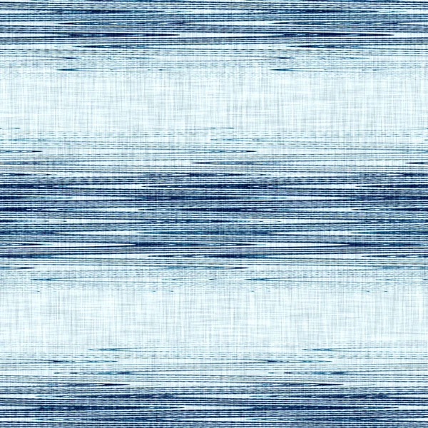 Klasszikus kék szőtt csík férfias ing textúra. Tengerészeti tér festett márvány melange háttér. Zökkenőmentes egyszerű, elegáns textilruha. Nagy felbontású szövet az egész nyomtatásban. — Stock Fotó