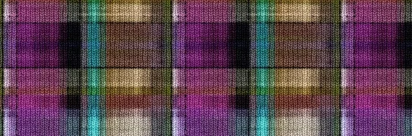 전형적 인 겨울 산탄으로 짠 모직 플라스미드 무결 한 국경선 이 있다. 고링 엄 검 사실은 뒷정리하고. Woven scottish male tweed breb craft effect 리본 현수막. — 스톡 사진