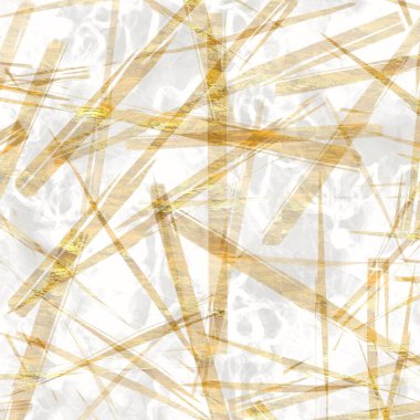 Altın metalik el yapımı pirinç kağıdı dokusu. Pürüzsüz washi tabakası ve bulanık altın metal pulları. Modern düğün dokusu, zarif kırtasiye ve asgari Japon tarzı tasarım unsurları için..