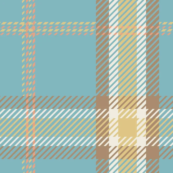 Geslacht neutraal naadloos ruitvector patroon. Gingham baby kleur checker achtergrond. Overal geweven tweed print. — Stockvector