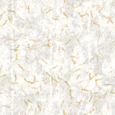 El yapımı beyaz altın metalik pirinç serpiştirilmiş kağıt doku. Kusursuz washi örtüsü. Parlak düğün dokusu, sim kırtasiyesi ve güzel folyo tarzı dijital lüks tasarım elementi..