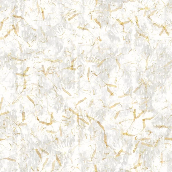 El yapımı beyaz altın metalik pirinç serpiştirilmiş kağıt doku. Kusursuz washi örtüsü. Parlak düğün dokusu, sim kırtasiyesi ve güzel folyo tarzı dijital lüks tasarım elementi..