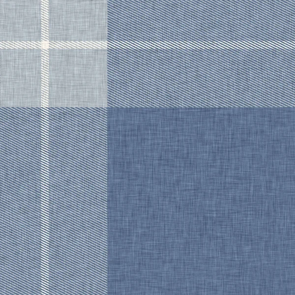 Granja azul patrón sin costuras a cuadros. Estilo vintage sarga por toda la impresión para el diseño de papel pintado de tweed. —  Fotos de Stock