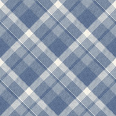 Çiftlik evi mavi ekoseli desenli. Tüvit duvar kâğıdı tasarımı için tüm baskı üzerinde klasik tarz twill. 