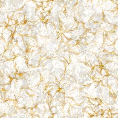 Metalik altın kıvrımlı el yapımı pirinç kağıdı dokusu. Kusursuz washi örtüsü. Lüks düğün dokusu, zarif kırtasiye ve en az Japon stili tasarım öğesi için..