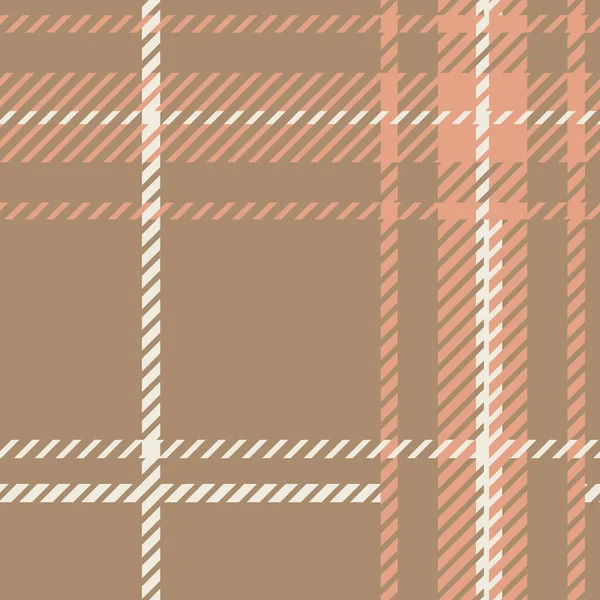 Modèle vectoriel à carreaux sans couture neutre pour le genre. Fond de dames de couleur bébé Gingham. Tweed tissé partout imprimer. — Image vectorielle