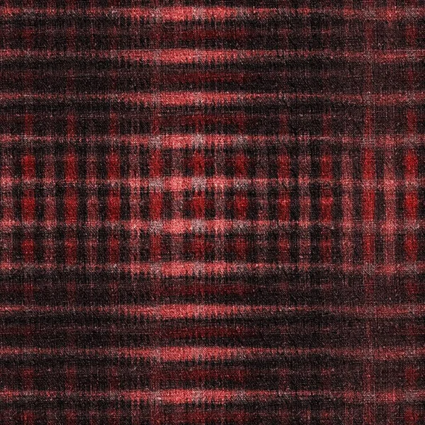 Retro czerwony czarny bawoła krata sprawdzić bezszwowy wzór. Tradycyjny amerykański styl drwala country. Rustykalna kwadratowa tekstura tkaniny w kratkę. — Zdjęcie stockowe