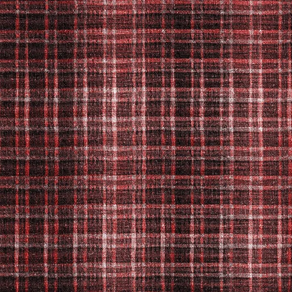 Retro red black buffalo plaid check seamless pattern. Traditional american country lumberjack style. Rustic square checkered fabric texture. — Stock Photo, Image