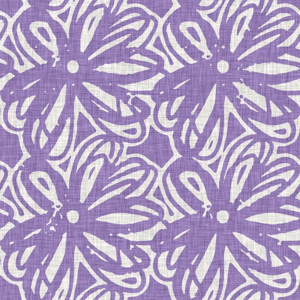 Lavande ferme française floral campagne toile toile de fond de style. Design d'intérieur lilas partout imprimer. Imprimé effet tissu texturé pour Provence shabby chic tissu carrelage swatch. — Photo