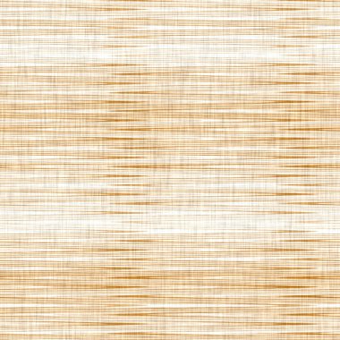 Kırık çizgili çarşaf dokusu. Organik düzensiz çizgili, pürüzsüz desen. Ev dekorasyonu için modern düz 2 tonlu bahar tekstili. Çiftlik evi tarama stili rustik turuncu her yerde..