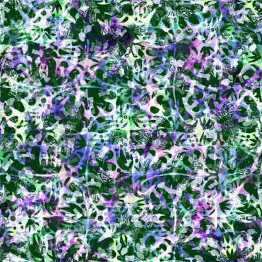 Kusursuz leylak, ombre deseni deseni. 80 'lerin mavi yıkama efektli benekli ev dekoru. 