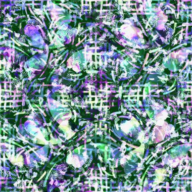 Kusursuz leylak, ombre deseni deseni. 80 'lerin mavi yıkama efektli benekli ev dekoru. 