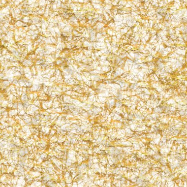 Altın metalik el yapımı pirinç kağıdı dokusu. Kusursuz washi tabakası ve altın metal pulları. Modern düğün dokusu, zarif kırtasiye ve en az Japon stili bulanık tasarım öğeleri için