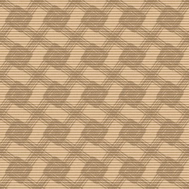 Ecru geri dönüşümlü posalı kağıt dokusu. Sade, nötr kahverengi kraft malzemesi. Çevre ambalajı, nakliye ve el işi kırtasiyesi hediye paketi.